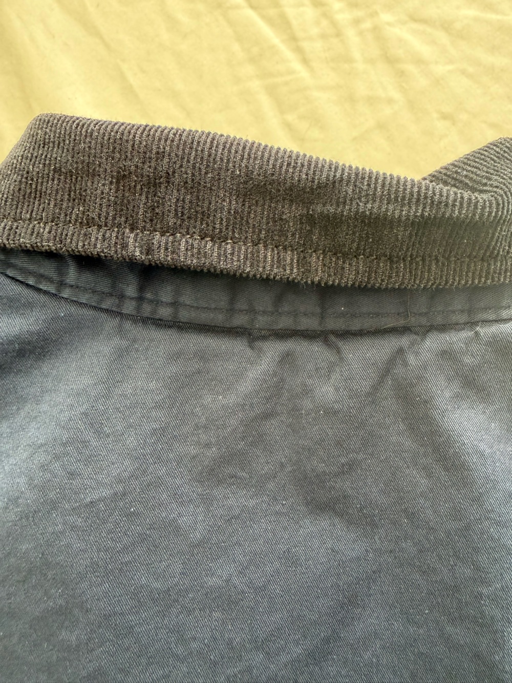 Old Navy Small Navy Utility Field Jacket with Corduroy Collar Chore Barn Work - Picture 9 of 11